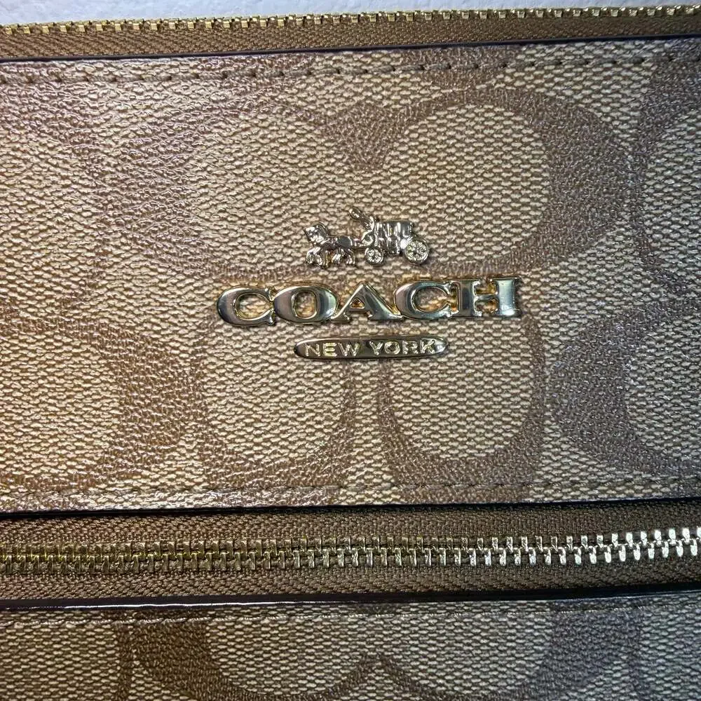 Coach Signature Coated Canvas Rowan File Bag Crossbody